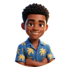 Island Slam player character from Barbados