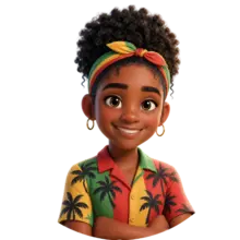 Island Slam player character from Guyana